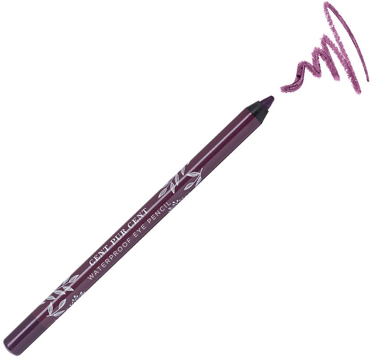 Cent Pur Cent Waterproof Eye Pencil Bordeaux - Precisie - Eenvoudig in gebruik - 0,8 ml