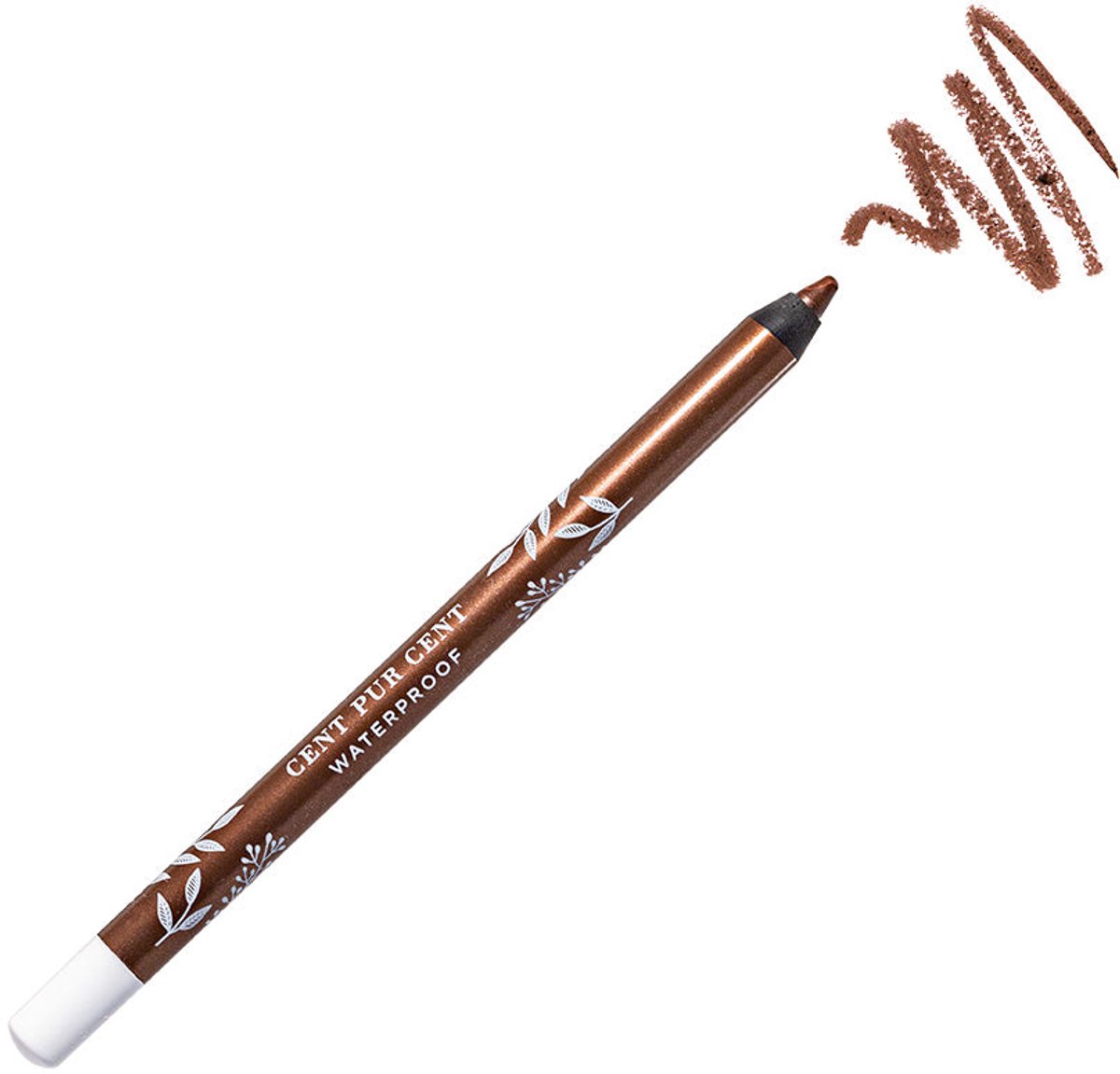Cent Pur Cent Waterproof Eye Pencil Chocolat - Precisie - Eenvoudig in gebruik - 0,8 ml