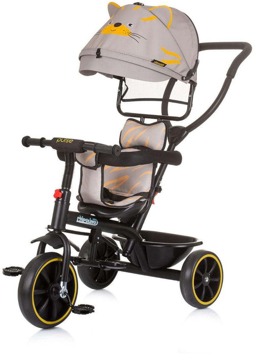 Chipolino Pulse Tiger   - Geschikt vanaf 18 maanden tot 25 kg - Voorzien van opbergmand