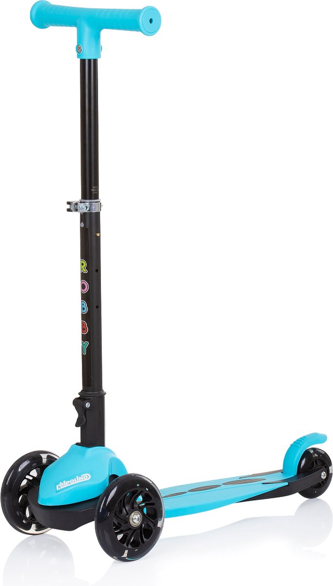 Chipolino Robby Kinderstep - Step met 3 lichtgevende wielen - Verstelbaar - Vanaf 3 jaar - Blauw