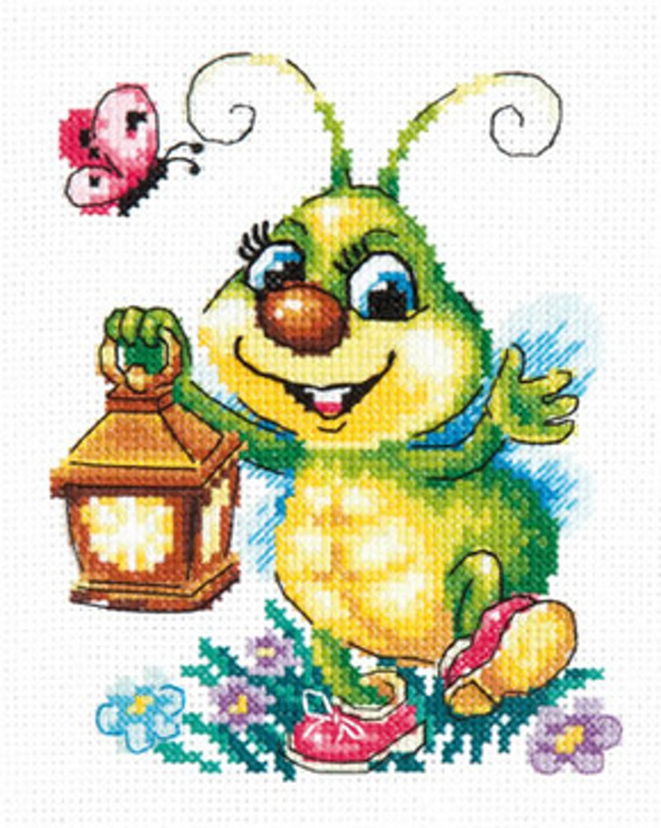 Borduurpakket Vuurvliegje - Chudo Igla