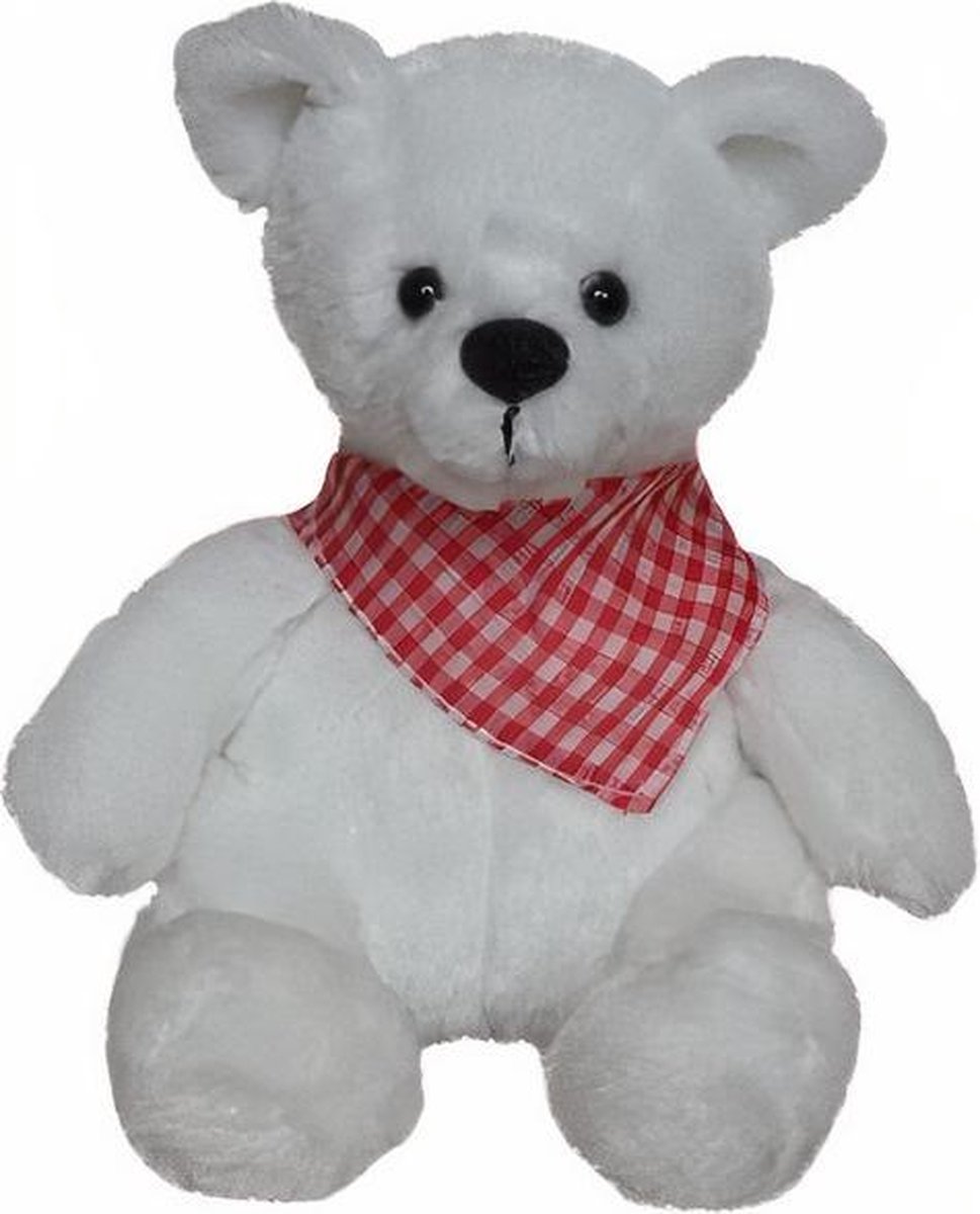 Clemens Knuffelbeer Klein Beertje Junior 18 Cm Pluche Wit