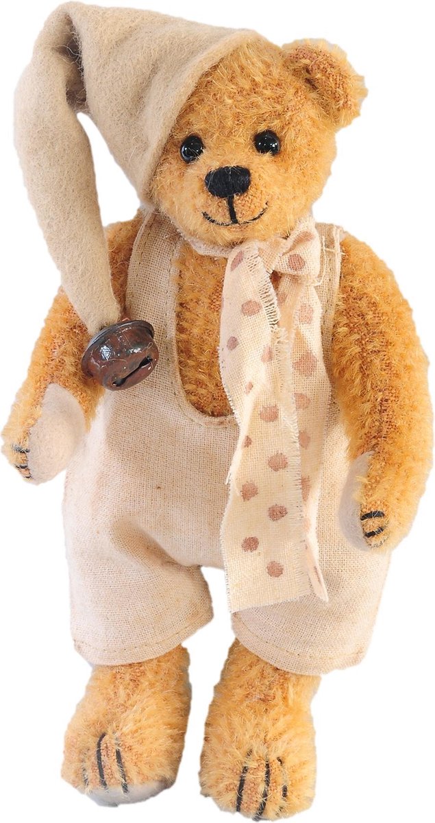 Clemens Knuffelbeer Teddy Josua Junior 16 Cm Pluche Lichtbruin