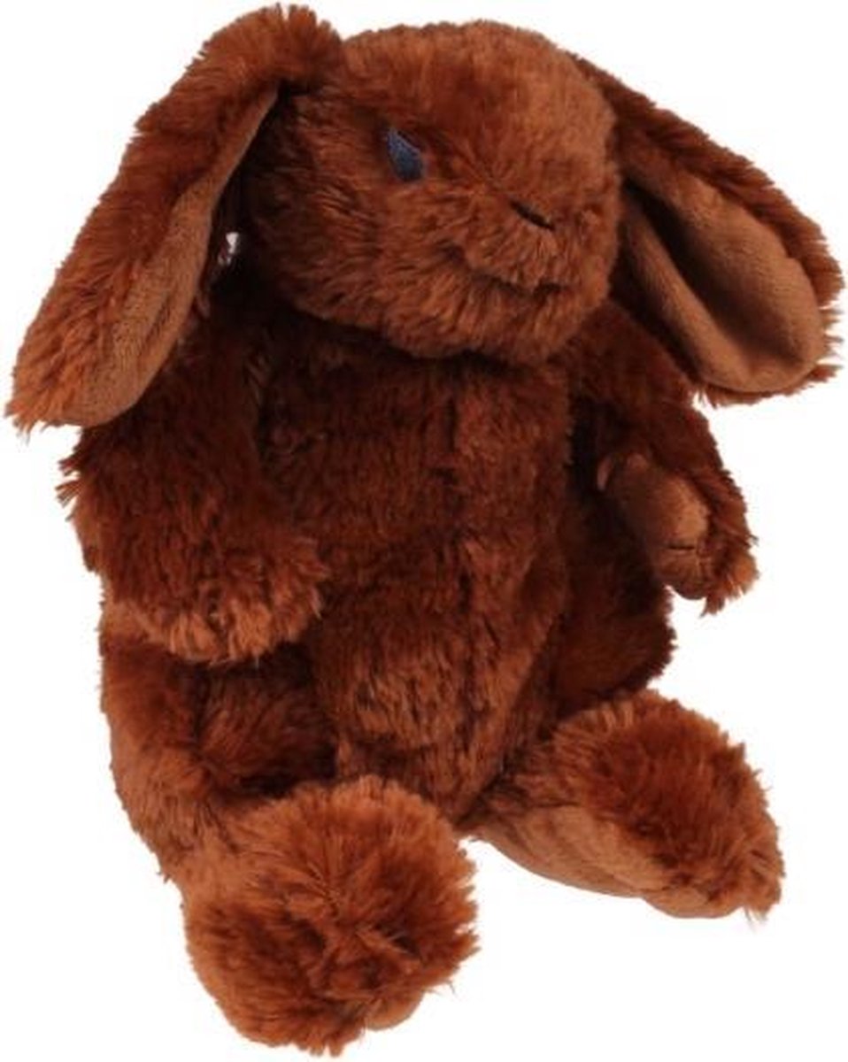 Clemens Knuffelkonijn Junior 20 Cm Pluche Roodbruin