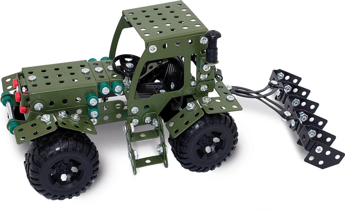 Coach House 3D Metalen Bouwpakket Tractor, CHP0078, 29x12,8x12cm