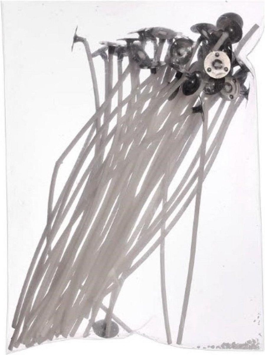 Comforder 50 Lontjes voor Kaarsenzand - Kaarsenlont - Kaarslont 15cm