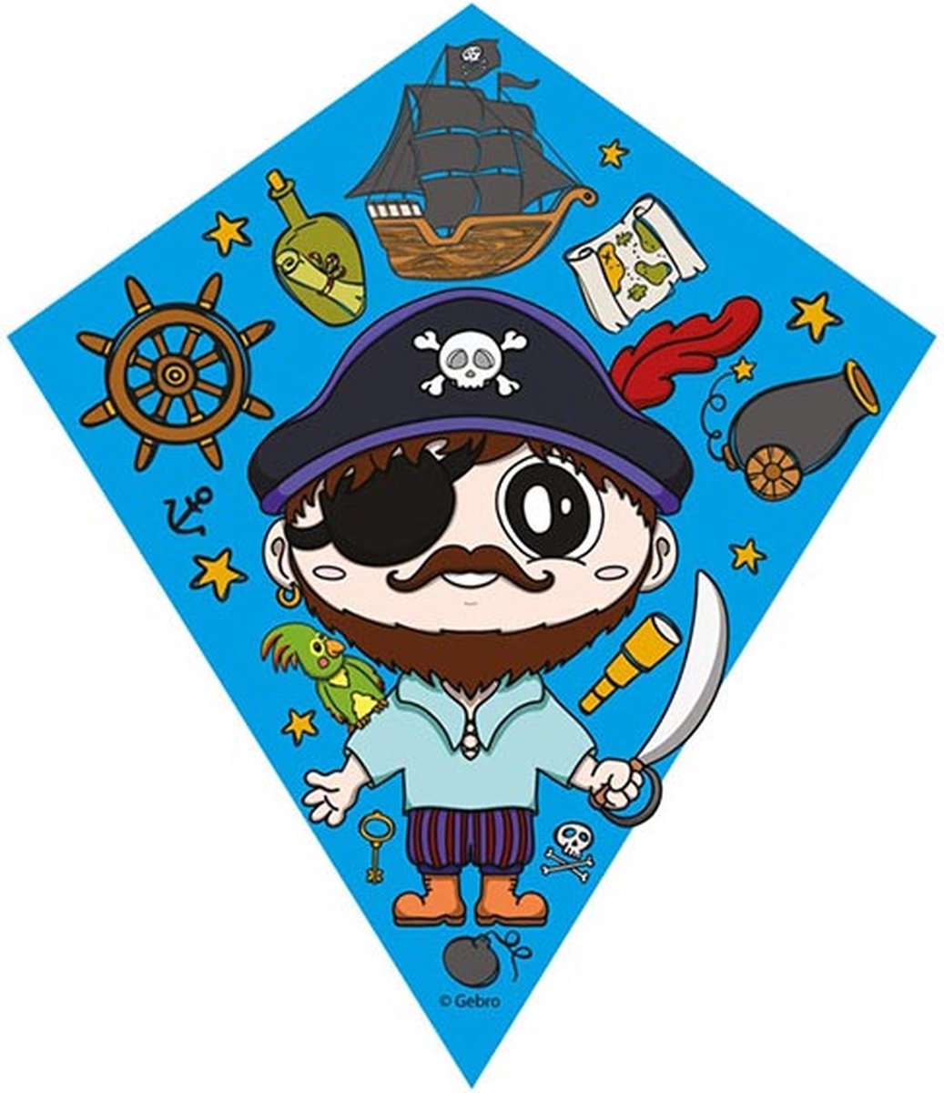 Vlieger Piraat 70 cm