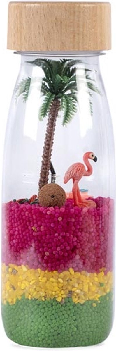 Petit Boum sensorische fles - flamingo