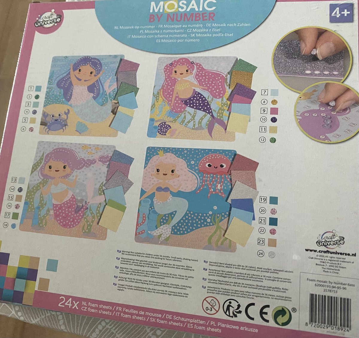 Foam sheets Zeemeermin