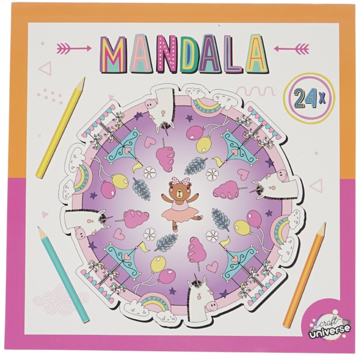 Mandala Kleurboek voor Kinderen Eenhoorn - Geschikt voor kleurpotloden en kleurstiften