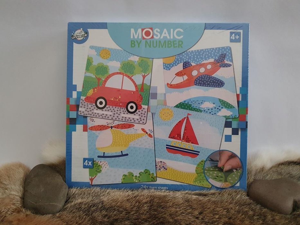 Mozaiek op nummer Voertuigen