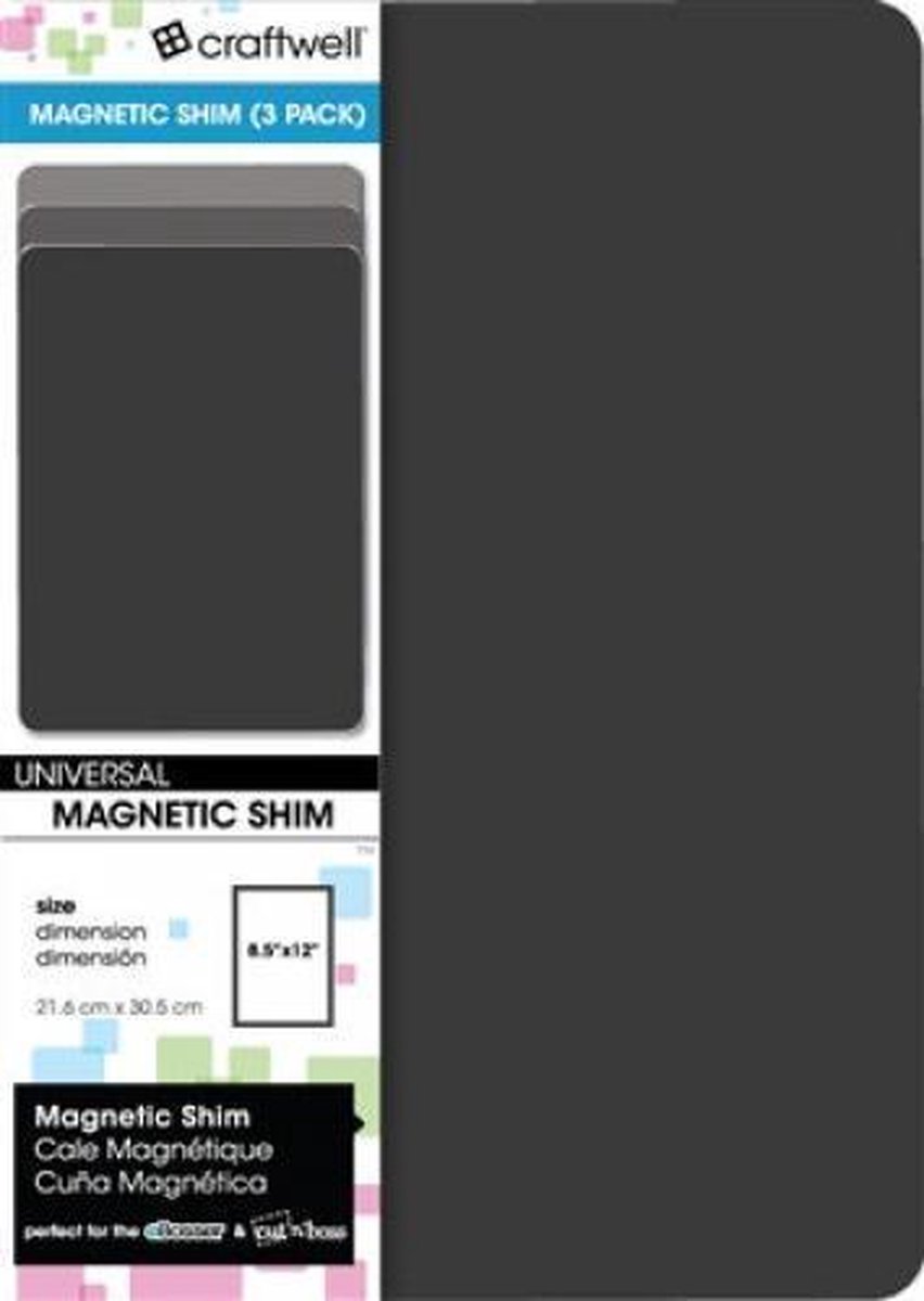 3X craftwell magnetic shim ebosser & Cut n boss