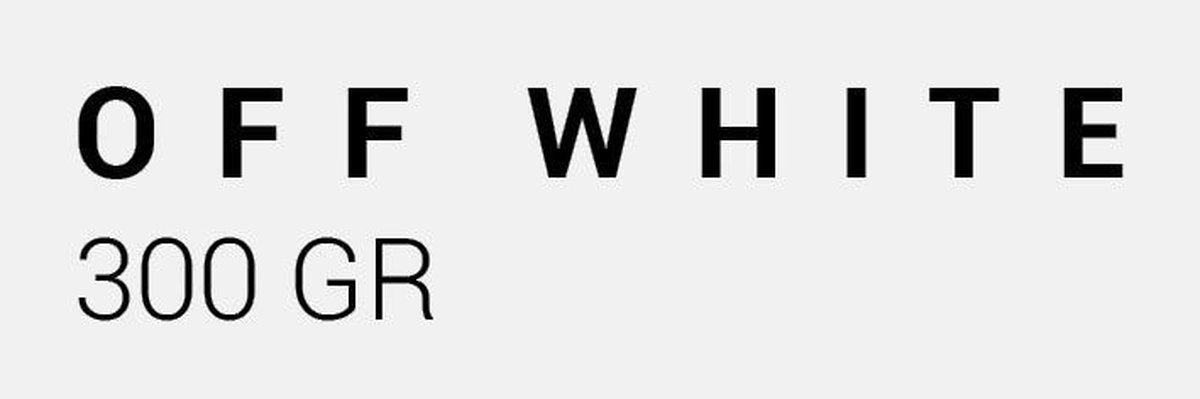 Off-white A4 300 gr.