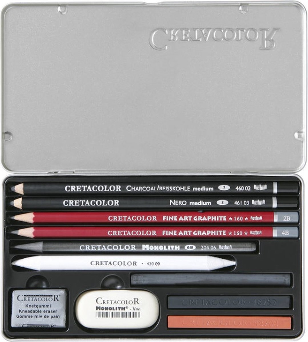 Cretacolor Cretacolor Teachers Choice Tekenset Basis 11-delig