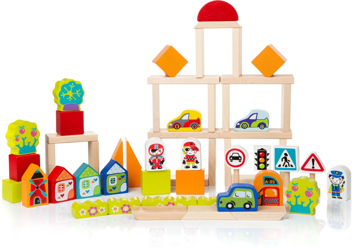 Cubika Wooden blocks construction kit 