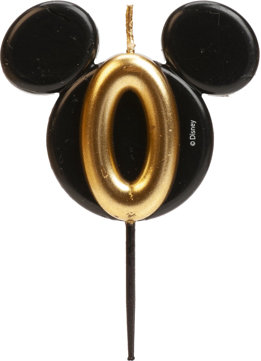 Dekora Kaarsje Mickey Mouse Nummer 0