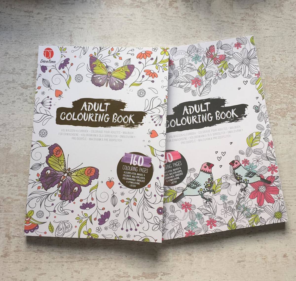 Adult Colouring Book - Deco Time - Kleurboek voor volwassenen - 160 paginas