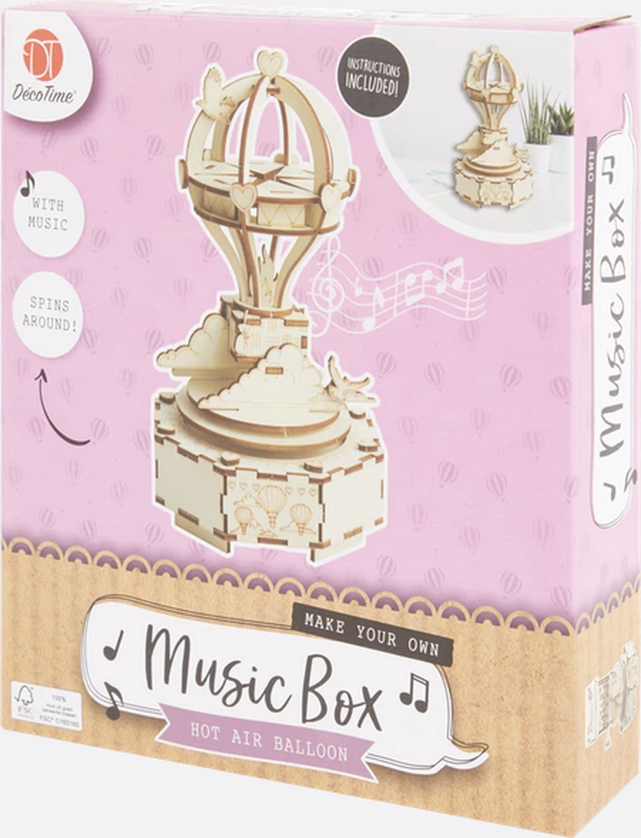 DécoTime maak je eigen muziekdoosje