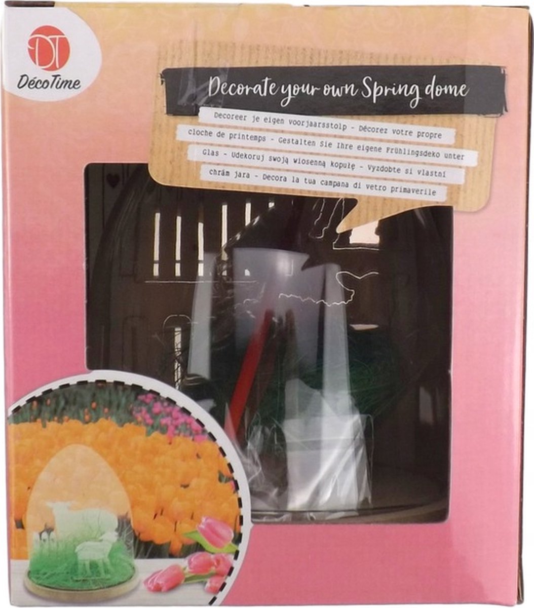 KERST PAASKOEPEL STAANDE DECORATIE MET PATROON: TWEE SCHAPEN SCHAPENKERST