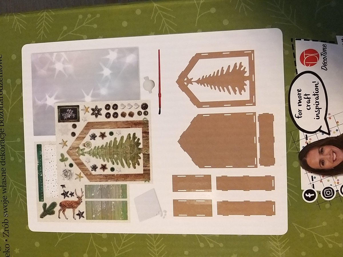 Maak je eigen kerstversiering - MDF - 27 cm hoog