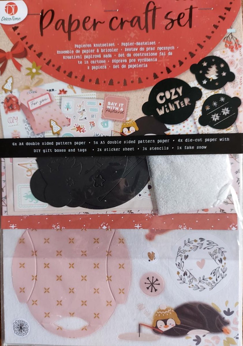 Deco Time - Paper craft set - Knutselset - Kaarten maken