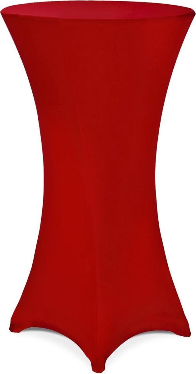 Deuba Statafel tafelhoes bordeaux Ø70cm