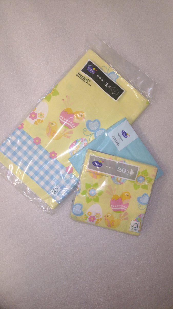 Duni - tafeldecoratie - pasen - 41 delig - EASTERFUN