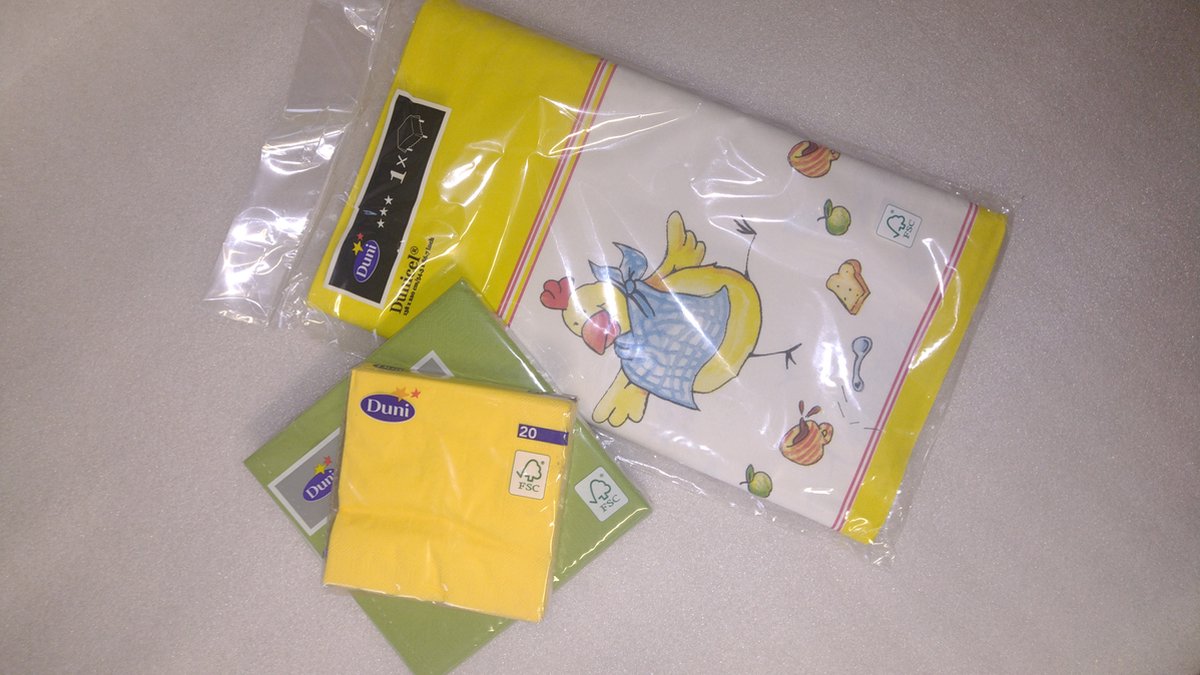 Duni - tafeldecoratie - pasen - 41 delig - GOOD MORNING