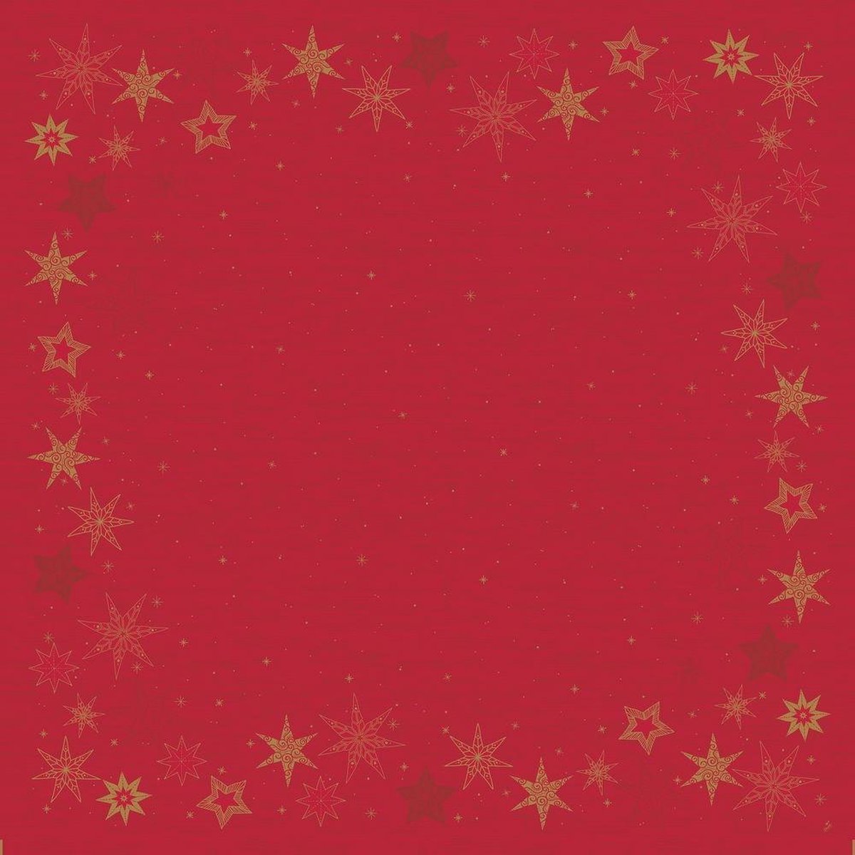 Duni Napperon Star Stories 84 Cm Papier Rood