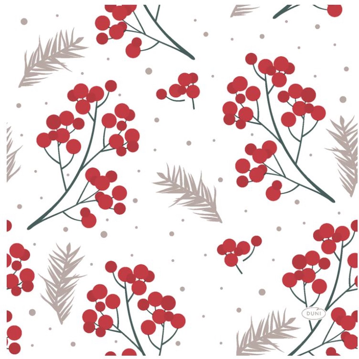 Duni servetten Berrie Merrie - 33x33cm
