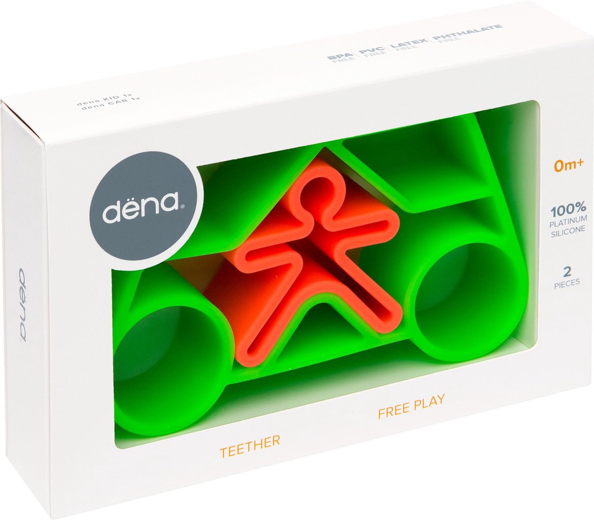 DENA 1 Car + 1 Kid Green Neon