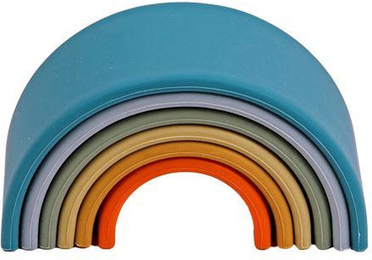 Dëna Siliconen Speelset Set 6 I Regenboog Nature *