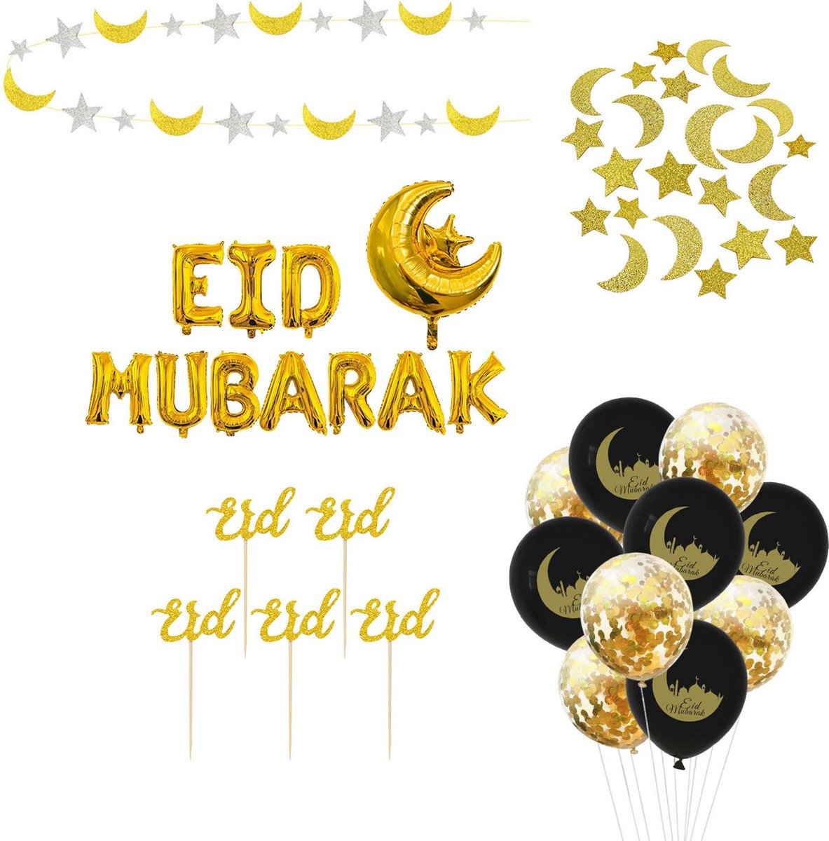 Set decoraties - Eid Mubarak