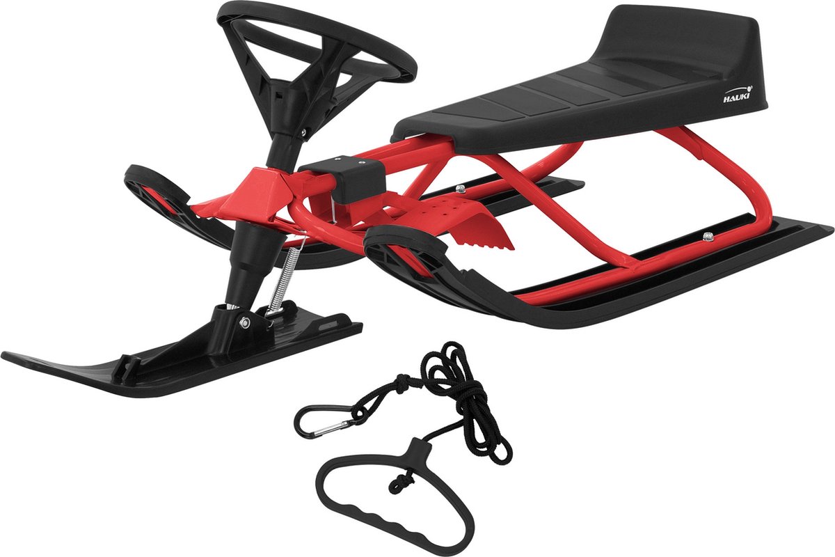 Stuurslee voor kinderen rood vanaf 5 jaar tot 90kg Zitting met rugleuning