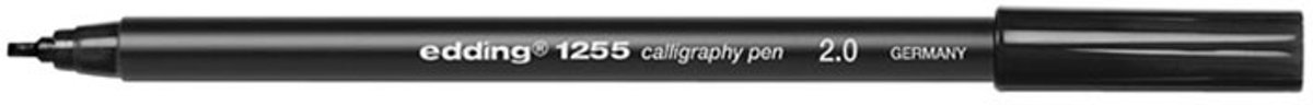 Edding 1255 Kalligrafiestift 2,0 Zwart