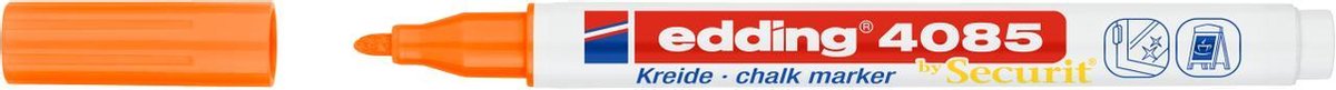 Edding 4085 Krijtmaker Neon Oranje Ronde Punt