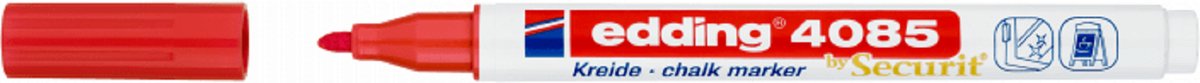 Edding 4085 krijtmarker rood