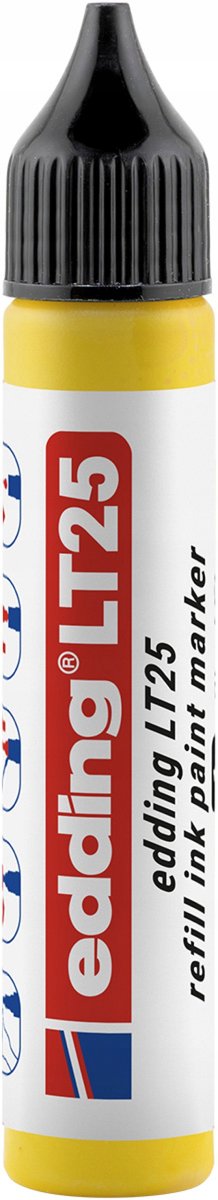 Edding EcoLine LT 25 oliemarker navulinkt - geel (25 ml)