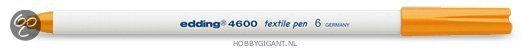 Edding textielstift 4600 Lichtoranje 016 1 mm