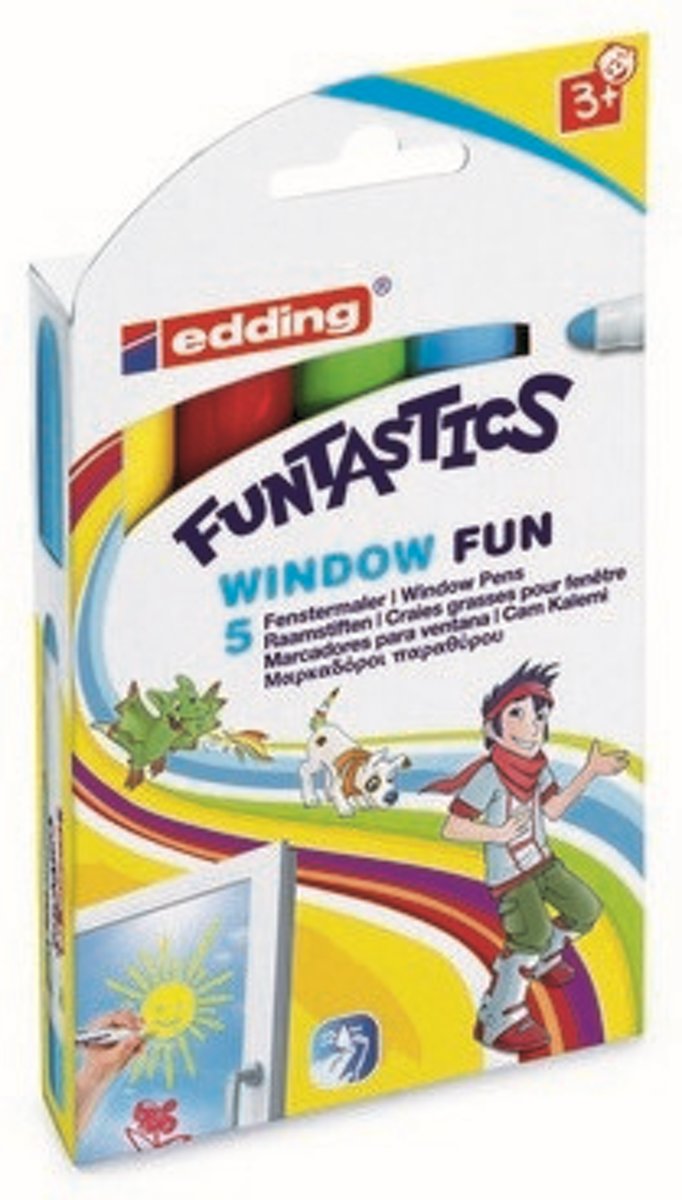 Funtastics Window Fun Marker 5Er Set