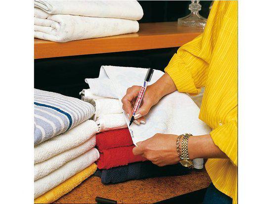 Speciaalmarker Edding 8040 voor Wasgoed Zwart