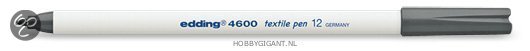Textiel marker Edding 4600-12 grijs