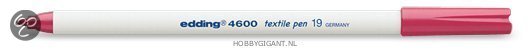 Textiel marker Edding 4600-19 karmijnrood
