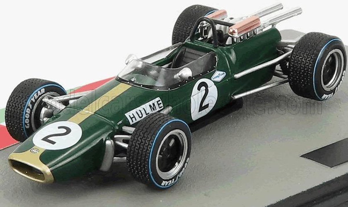 Brabham BT24 Dennis Hulme 1967 - Formule 1 miniatuur 1:43