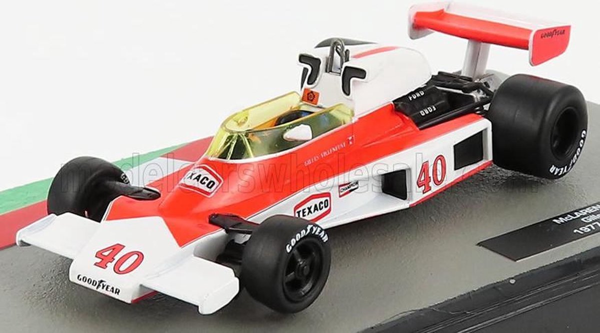 McLaren M23 Gilles Villeneuve 1977 - Miniatuur Formule 1 Edition Atlas  1:43