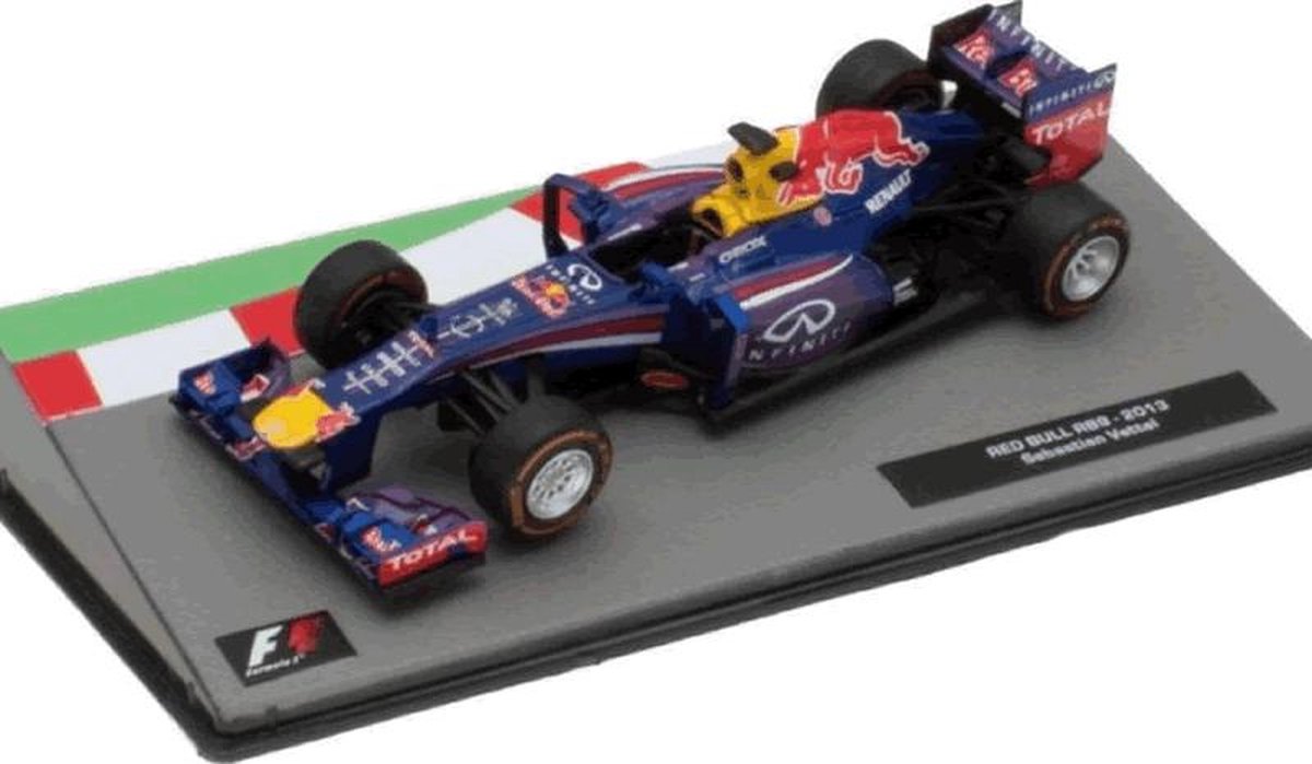 Red Bull RB9 SEBASTIAN VETTEL 2013 - Edition Atlas miniatuur formule 1 auto 1:43