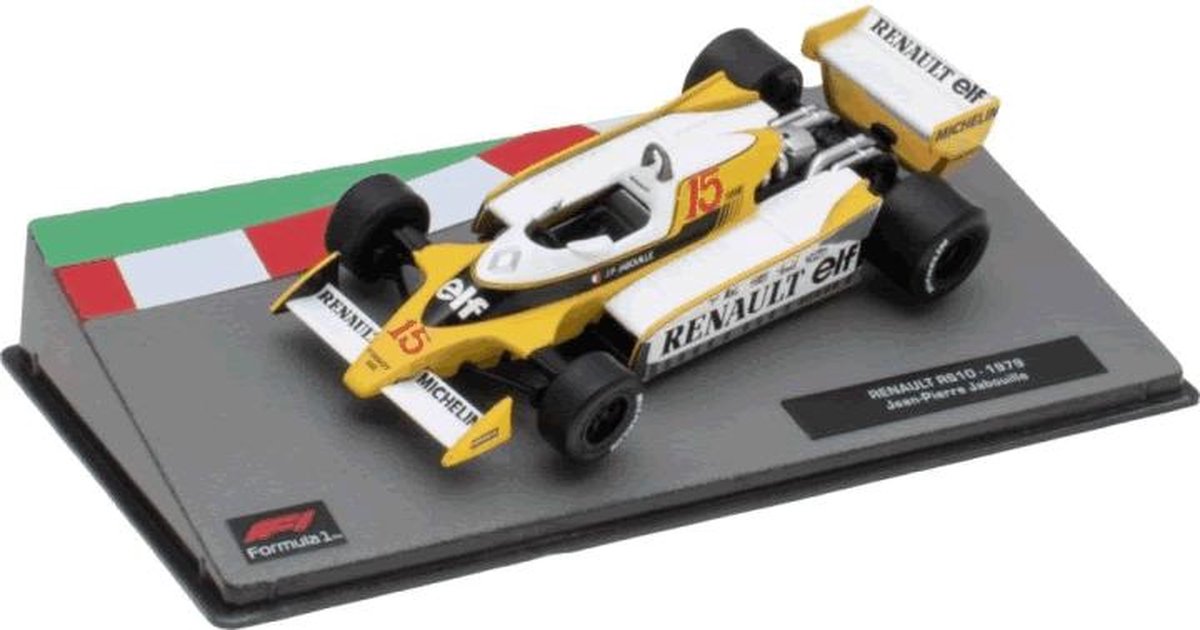 Renault RS10 J.P. Jabouille 1979 - Edition Atlas Formule 1 miniatuur 1:43