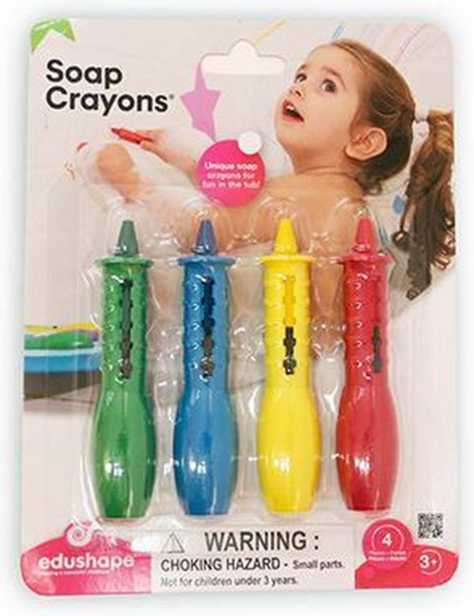 Edushape Crayons 4 pcs in blister without foam