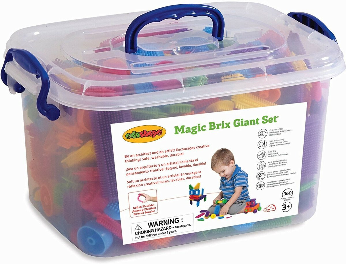 Edushape Magic Brix Giant Set 360 pc