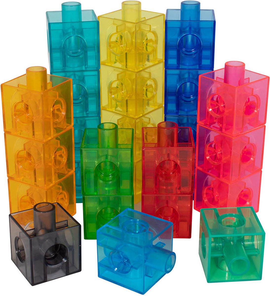 Transparante Linking cubes
